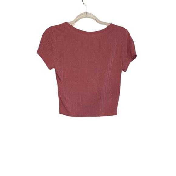 Pink Ribbed Top M - Picture 4 of 4